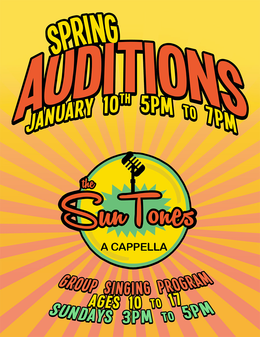 Suntones Auditions Poster web
